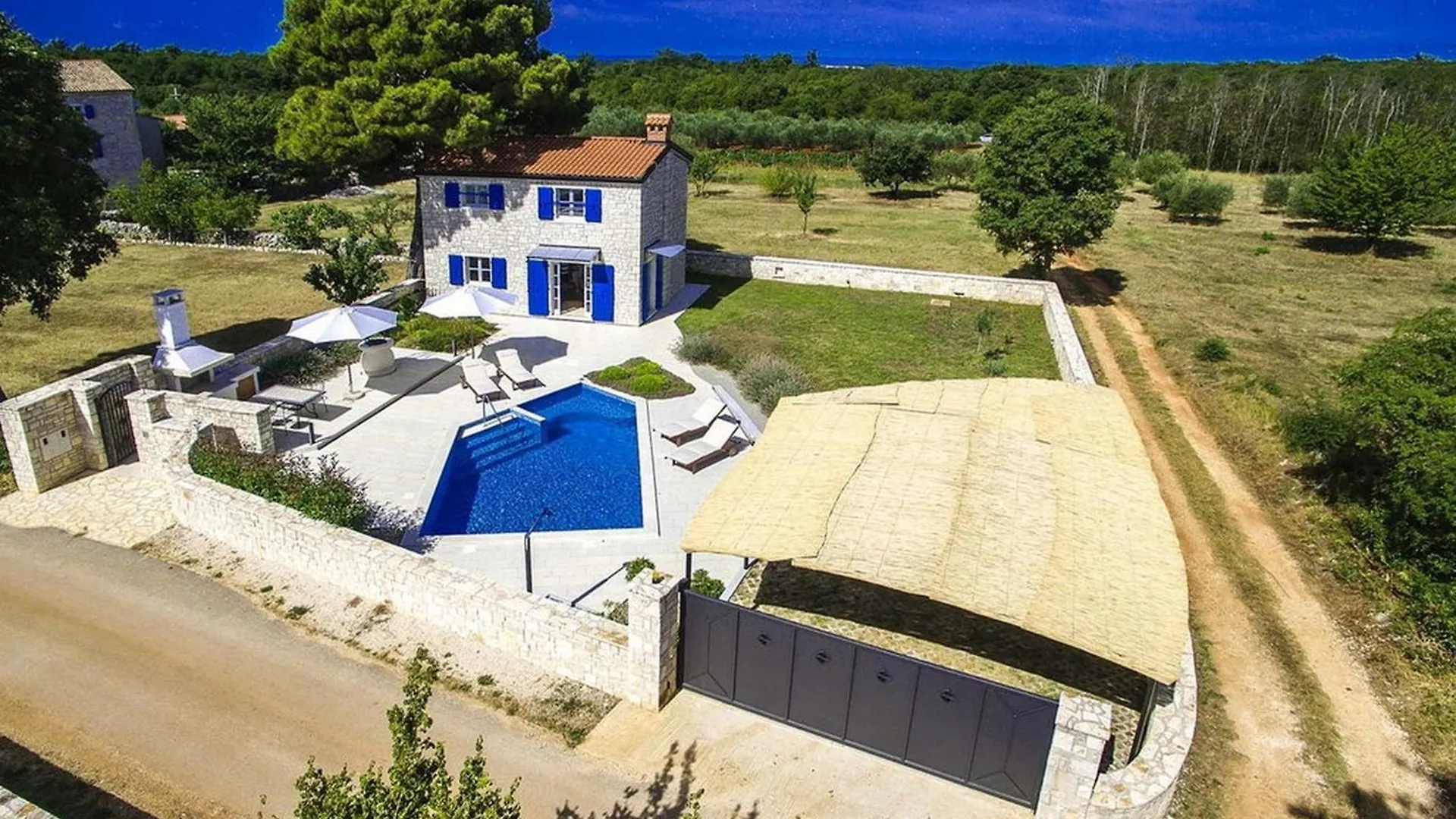 Villa Lenka Mit Pool Und Grossem Garten Sveti Lovrec Pazenaticki